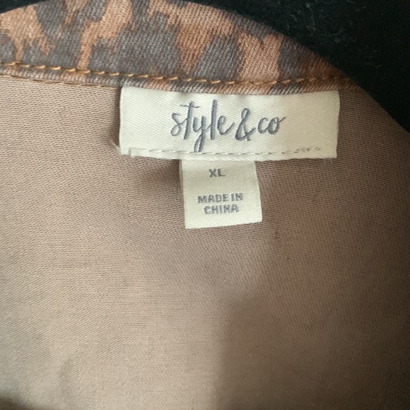 Leopard print denim jacket - Picture 3 of 4